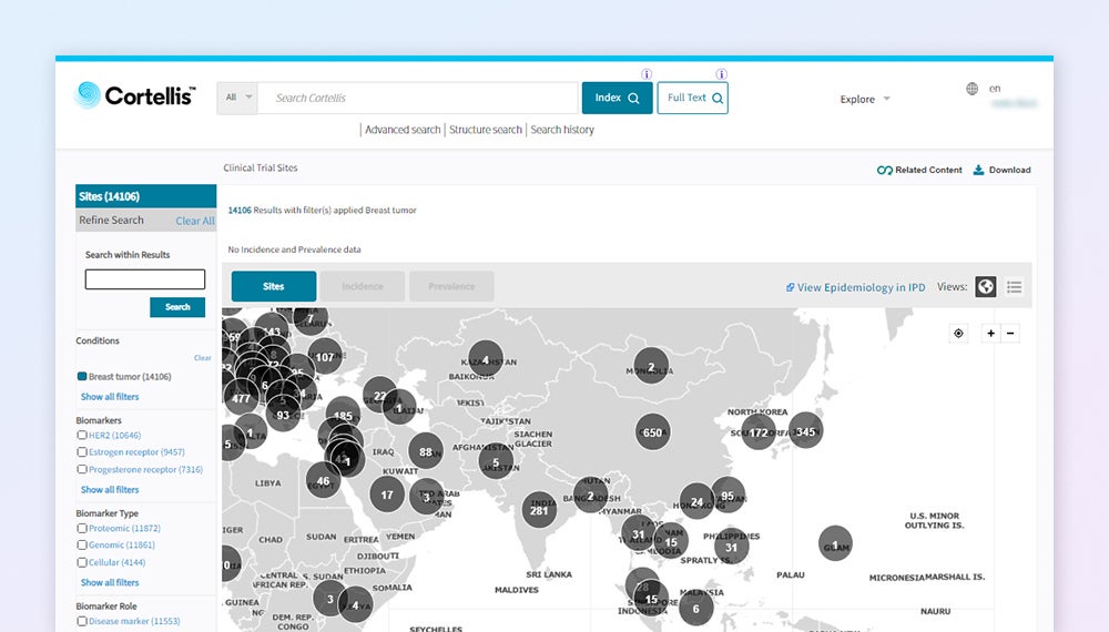 Pinpoint experienced sites that have access to your patients